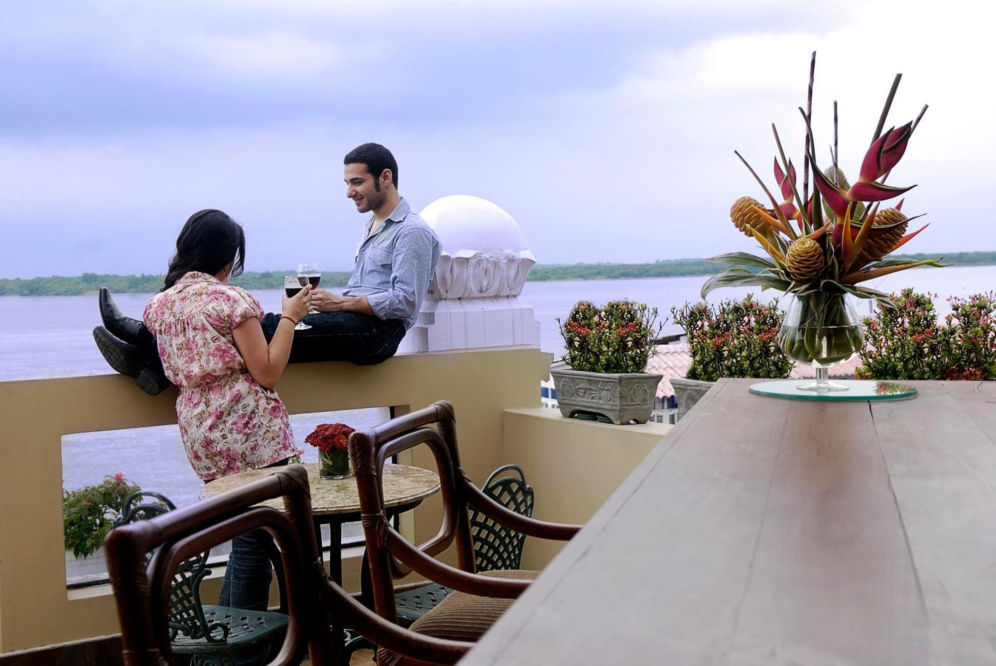 Hotel Boutique Mansion Del Rio Γκουαγιακίλ Εστιατόριο φωτογραφία